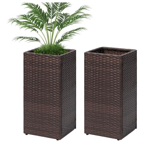 LEWIS&WAYNE Set of 2 Tall Planters Cover