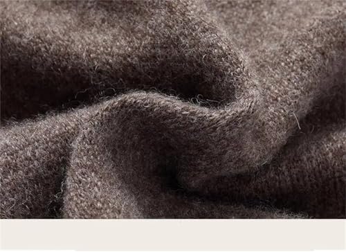 Jegsnoe Men Cashmere Sweater Vest Autumn Winter Casual V-Neck Button Sleeveless Cardigan Vest Sweater 6