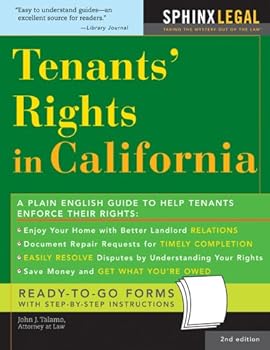 Paperback Tenants' Rights in California (Legal Survival Guides) Book