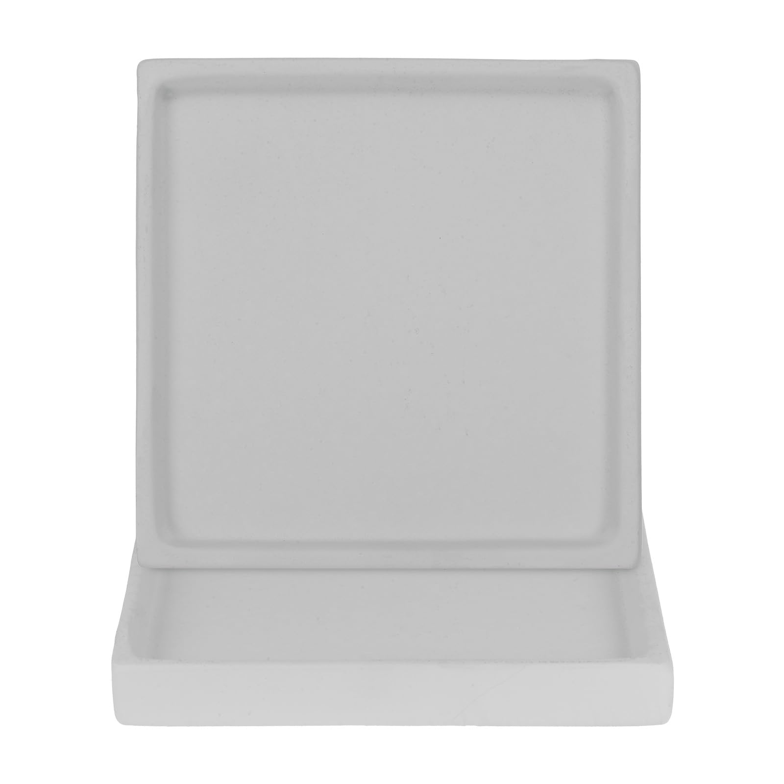 M METERXITY 2-Pack Ceramic Plant Saucer, 5 Inch Plant Water Catcher Tray