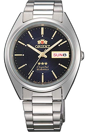 Preisvergleich Produktbild Orient Unisex Erwachsene Analog Automatik Uhr mit Edelstahl Armband FAB00006D9
