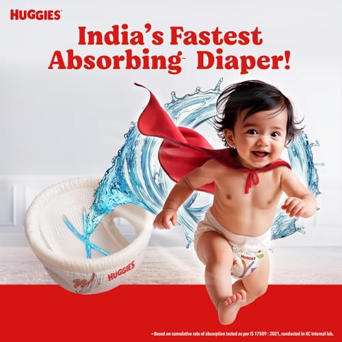 Image of Huggies Complete Comfort Wonder Pants | Pant Style Baby Diapers Double Extra Large (XXL) Size, 96 Count | India's Fastest Absorbing Diaper, Prevents Diaper Rash, Ideal for 15 to 25 Kgs (24 Count, Pack of 4)