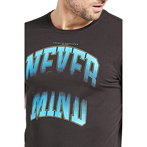 Image of Spykar Men's Printed Regular Fit T-Shirt