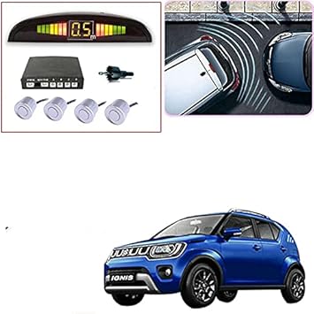 UniPearl -White Car Parking Reverse Sensors (Set of 4) for - Ignis 2020