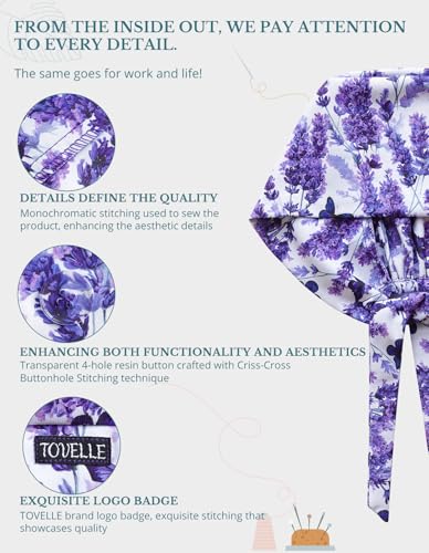 Image of Scrub Caps for Women with Buttons, Classic Surgical Caps | Double-Sided Printed, Adjustable,Long Hours, Sweatbands, Fabric Help Reduce Static Buildup