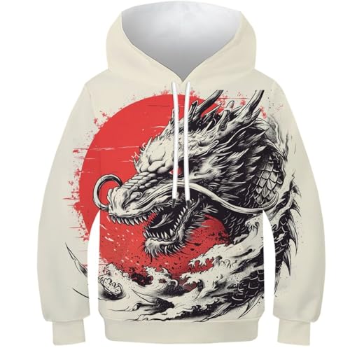 Sweat à capuche enfant Amour hoodie imprimé 3D avec poche pour garçons et filles