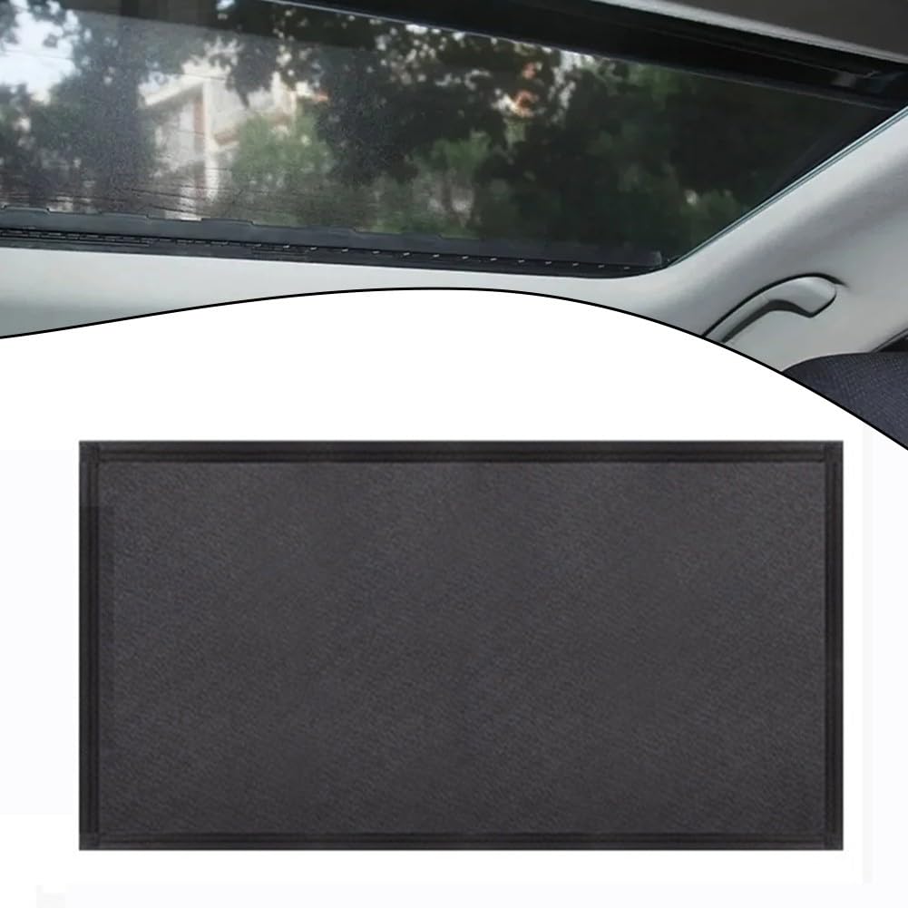 Rete parasole per tetto apribile per auto, rete traspirante, anti-insetti, copertura isolante termica per auto, camion, SUV, riduzione dell'abbagliamento, protezione per la privacy, 95 x