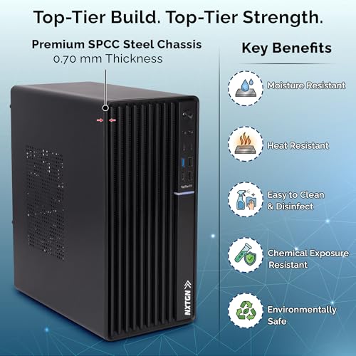 Image of NXTGN Top-Tier Business Desktop PC | Core i7 4790 3.60Hz | 16GB RAM | 512GB M.2 SSD | Windows 11 Pro & MS Office 2021 | 5G WiFi & Bluetooth | Type-C Port | Premium Metal Body | 2 Year On-Site Warranty