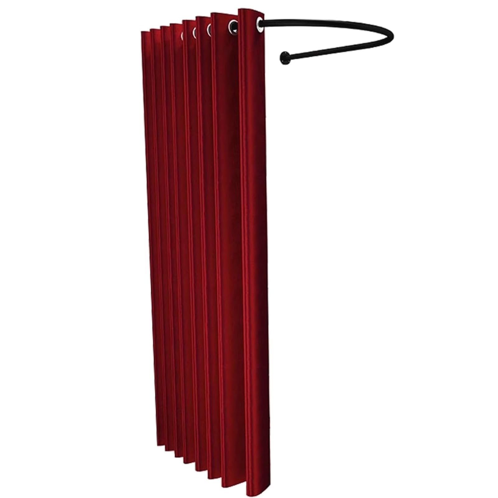 Cabine d'essayage murale robuste de type U pour optimiser un petit espace