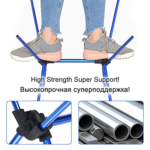 Tumbonas al aire libre, silla de gravedad cero, tumbonas de patio, sillas reclinables plegables, silla de camping, silla plegable ultraligera portátil, silla de playa for acampar, carga alta, aluminio