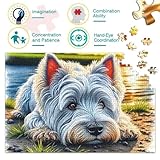 Zoom IMG-2 carino cane puzzle impossible 1000pcs