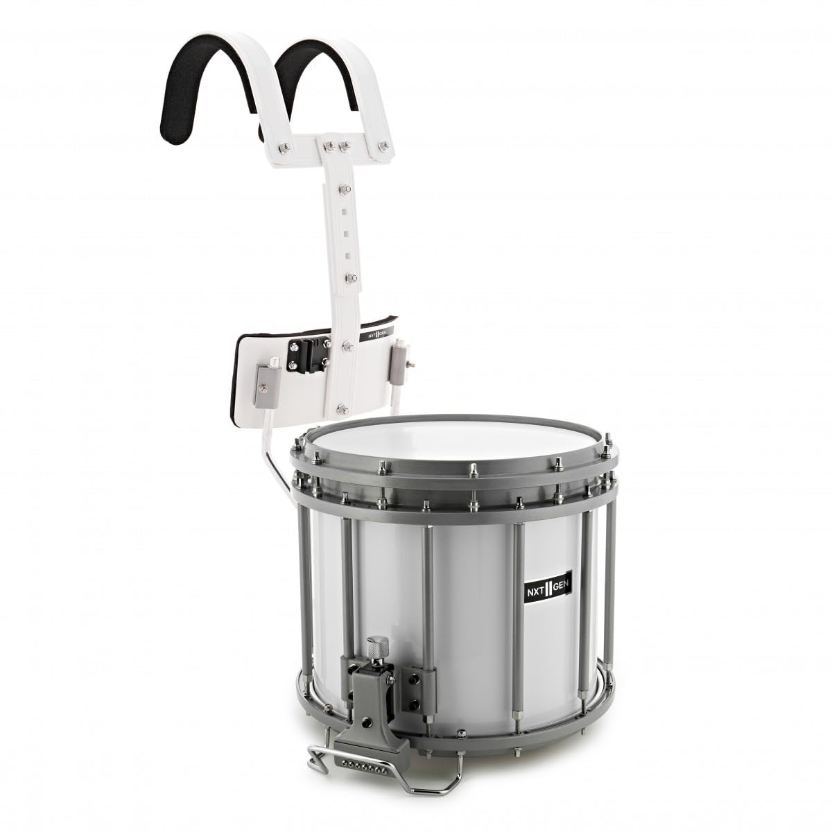 Premier NXT GEN Marching Snare Drum 14' x 12' Free Floating White