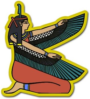 Maat Egyptian Goddess Sticker, 5 in