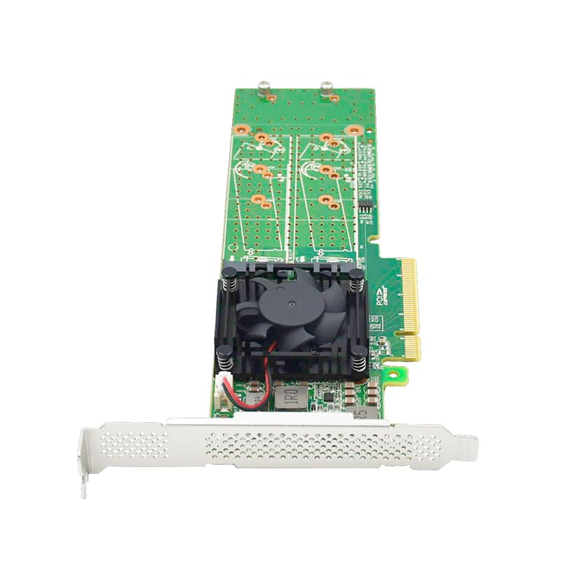 Amazon.com: Generic PCIe 3.0 x8 to 4X M.2 NVMe SSD Adapter Card 
