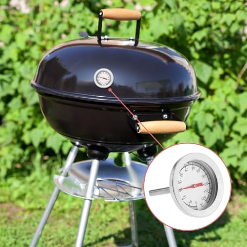 F Fityle Profi Räucherthermometer Thermometer, Räucherthermometer mit Präzisem Messbereich von 0-120°F, Bratenthermometer BBQ Thermometer für Räucherofen Räuchertonne Räuchergrill Räucherschrank