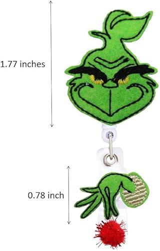 Miniatura 2 de Carrete de insignia de Navidad, carrete de insignia de enfermera, insignia retráctil de vacaciones, soporte para tarjetas de identificación de