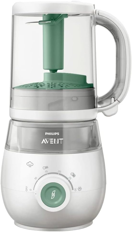 Philips Avent 4-in-1 Baby Food Maker with lid off