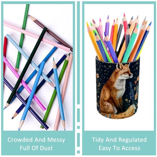 Fournitures de bureau et accessoires de rangement: pot à crayons en métal - 7