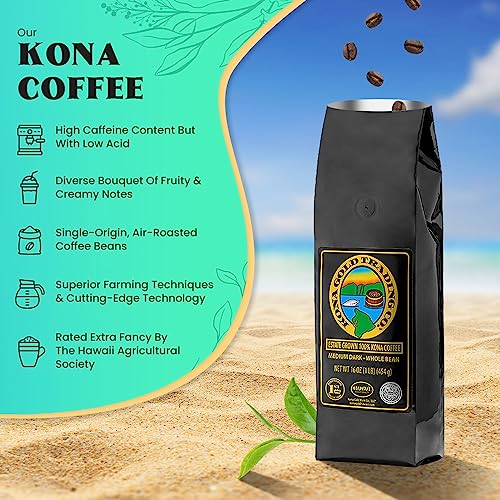Hawaiian Kona Coffee Whole Bean