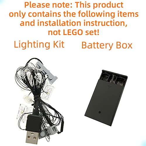 Image of GEAMENT Upgraded Version Light Kit for New York City - Compatible with Lego Architecture 21028 Building Blocks Model (Model Set Not Included)