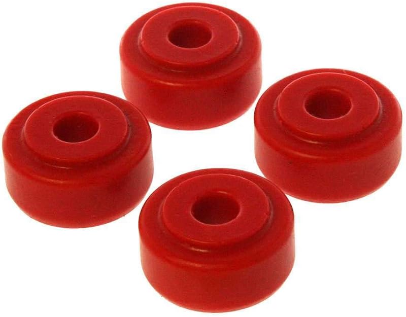 Grommets de torre do amortecedor Energy Suspension 9.8101R traseiros vermelhos – Conjunto