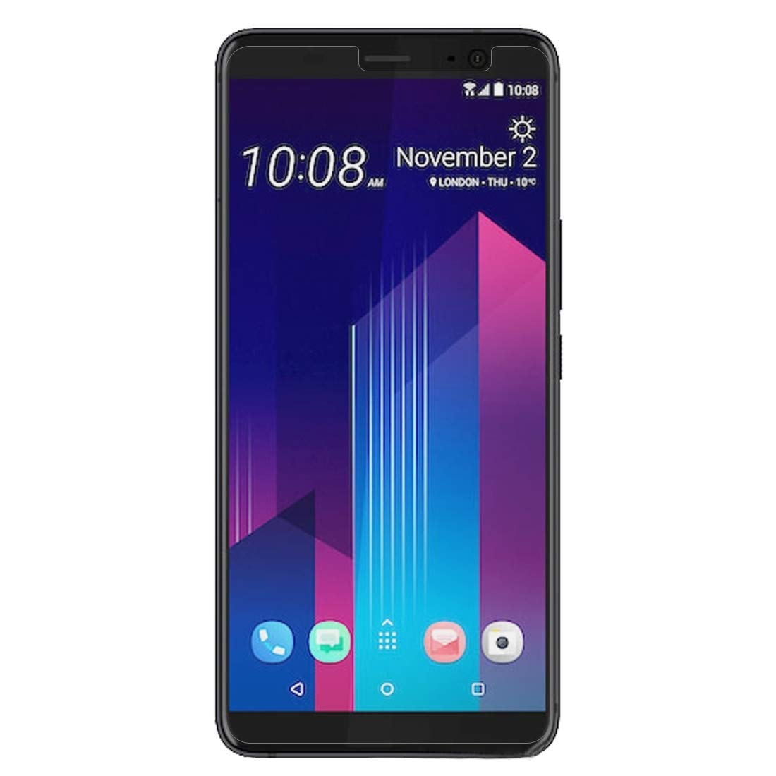 Película protectora de pantalla 100 PCS Compatible for HTC U11 0.26mm 9H Dureza superficial 2.5D película protectora de pantalla de cristal moderado borde curvo Accesorios Compatible para celul