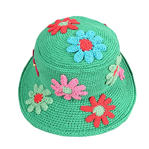 Flower-Knit-Bucket-Hat-Women-Fashion-Summer-Beach-Crochet-Fisherman-Hats-Stylish-Travel-Sun-Caps-with-Brim