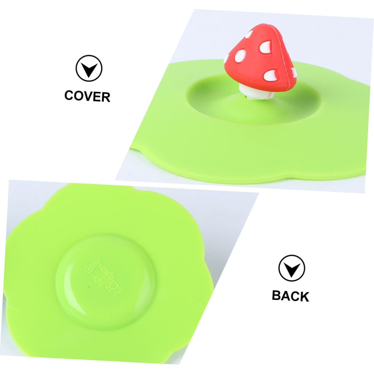 FUNOMOCYA Sealed Silicone Mug Cover Drink Cup Cover Prevents Leak Food Grade Silicone Random Color