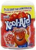 Kool-Aid Drink Mix, Sugar Sweetened Cherry, 19-Ounce Container (Pack of 4)
