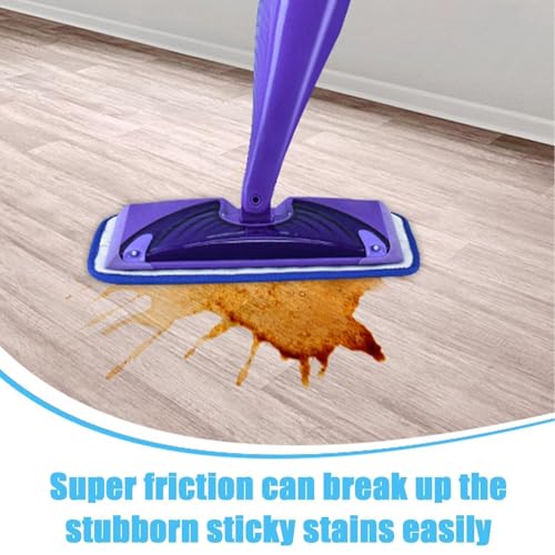 Pacote com 12 almofadas de limpeza de microfibra, substituição de esfregão de 45,7 cm, 8 almofadas d