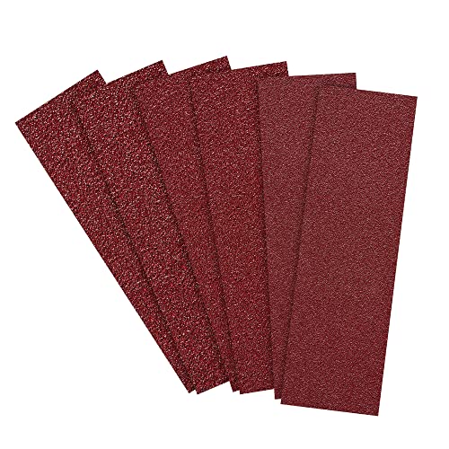 Fiskars Small Sand Paper, 2 Sheets Each of 60, 90 and 120 grit 6 Pack, 9" x 2.75" Sheets of Sandpaper