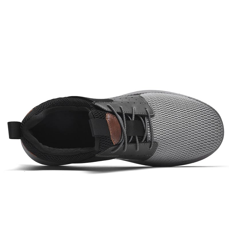 Image of Wearbreeze Men's Business Casual Oxford Sneakers - Lightweight Lace-Up Dress Shoes for Work, Travel & Daily Commute