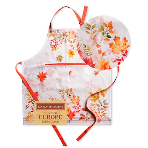 Maison d'Hermine Schürze, 100% Baumwolle (70 cm x 85 cm, 1er-Set) – Ansicht 1