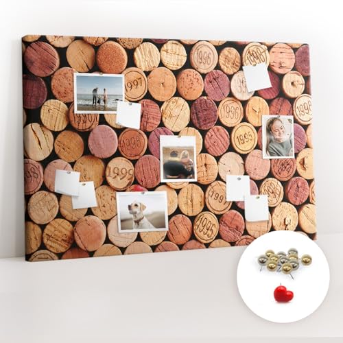 Tableau horizontal liège 120x80 cadre métallique pour organiser notes - 2
