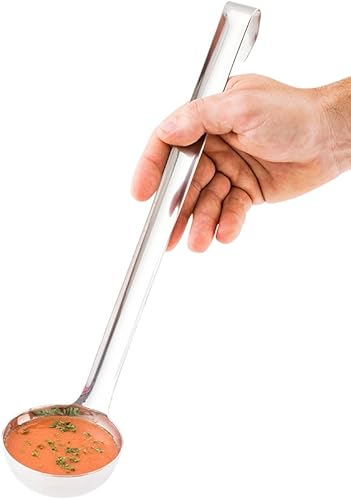 Miniatura 9 de Restaurantware Met Lux - Cucharón para porciones de 12 onzas, 1 cuchara multiusos para servir, no se corroe, lavable en lavavajillas, de acero