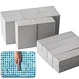 LFUTARI 16 Pcs Pools Pumice Stone, 2 Size Pool Cleaning Pumice Block, Pools Tile Cleaner Stone for Swimming Pool Spa Kitchen Bathroom Stain and Rust Removing
