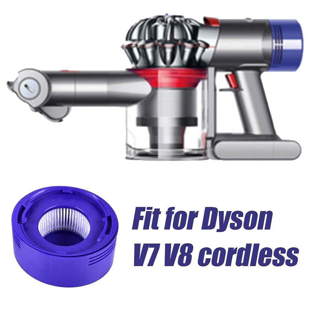 Elektrische Doppelrollenbürste Zubehör für Dyson V7 V8 V10 V11 Staubsauger & waschbarer HEPA-Filter Ersatz für Dyson V7 V8