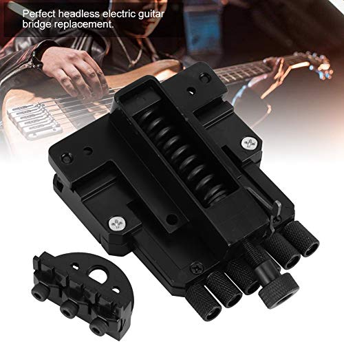 Pont de guitare sans tête, pont de guitare sans tête en alliage durable remplacement de cordier de pont de guitare pour… - Les Beatles, Paul McCartney, John Lennon, RIngo Starr, George Harrison Pont de guitare sans tête, pont de guitare sans tête en alliage durable remplacement de cordier de pont de guitare pour… – Image 6