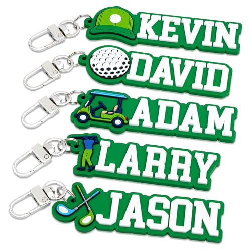 Personalized Golf Keychain – Custom Name Tag, Bag Tag, Luggage
