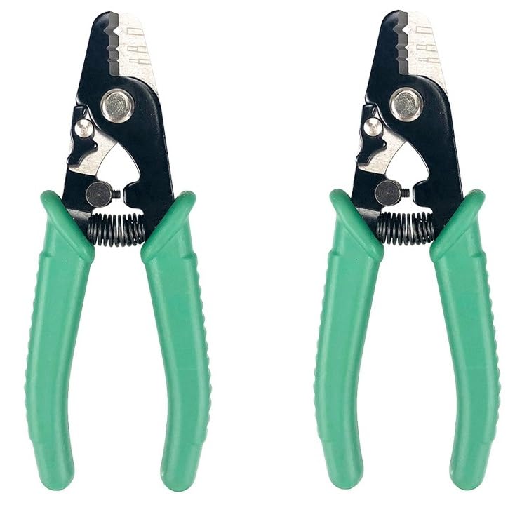 Corslet Fiber Optic Stripping Tool Three Hole Stripper Plier Fiber Optic Wire Stripper Crimping Tool Wire Cutter (Pack Of 2) (B0D45X2JPR) Amazon Price History, Amazon Price Tracker