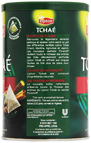 Lipton Tchaé Thé Vert Orient la solution pour s'hydrater avec plaisir