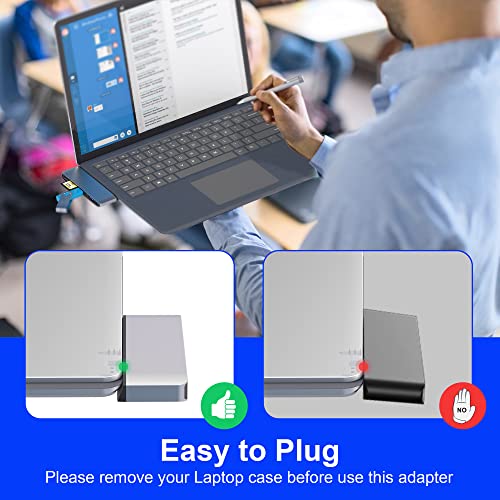 Surface Laptop 5 Hub Docking Station With 4K Hdmi+2 Usb 3.0+Type-C+Sd Tf Card Slot+3.5Mm Audio Adaptor For Surface Laptop 5/4/3 Surface Laptop Go 2/Go #TOP6