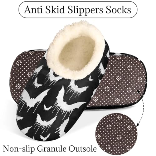 Women's Slippers Comfy Warm House Slippers for Women Men, Fuzzy Slip-on Plush Ladies Slippers Socks for Winter Bedroom Indoor and Outdoor4