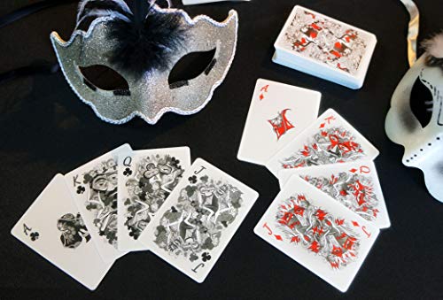 Baraja Masquerade Edición Black Box con Arte Personalizado miniatura 2