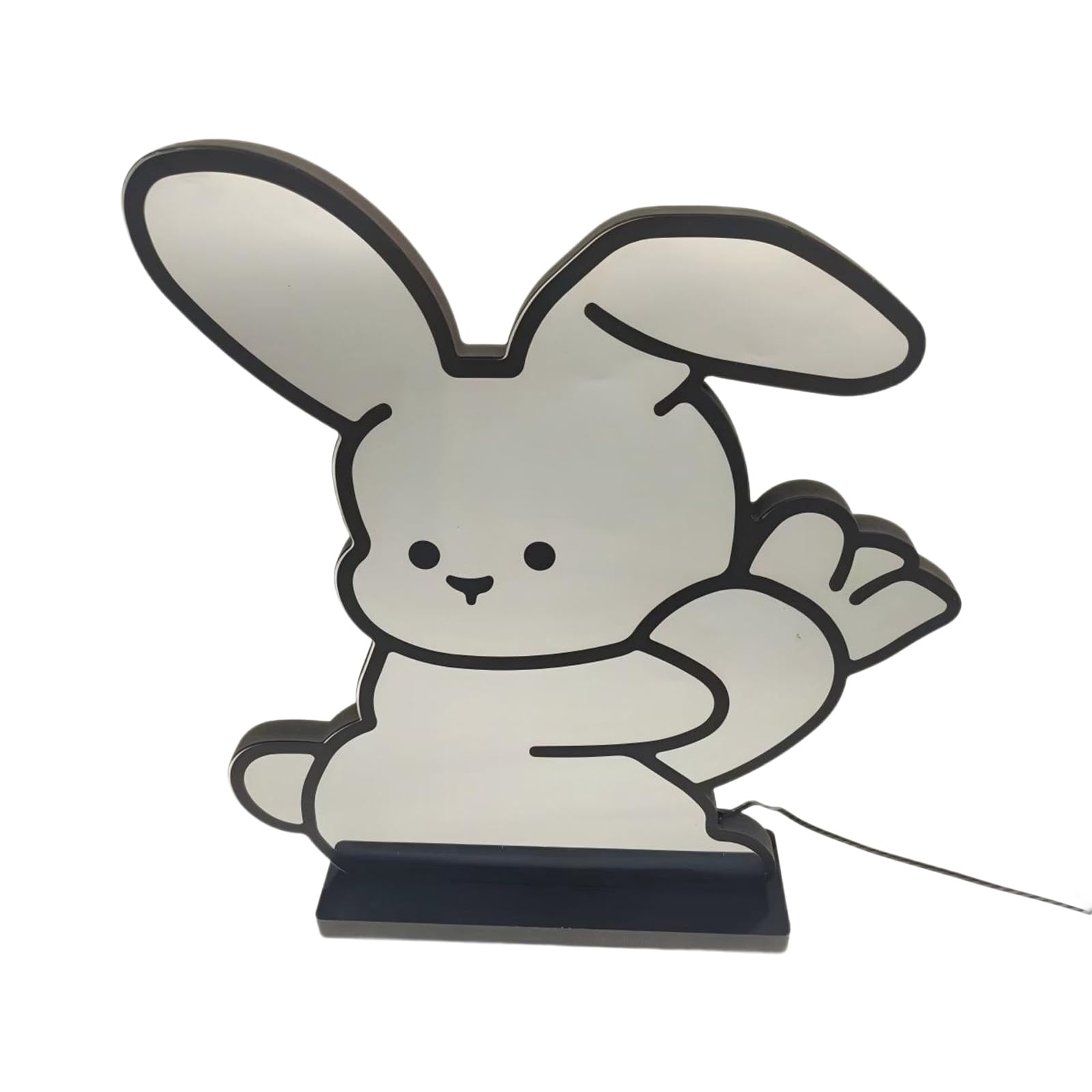 our fave Multifunctional LED Tunnel Light Rabbits Shape Table Decorations PVC Texture Perfect for Easter Day Festival Celebration Kids Room Night Light
