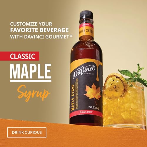 Image of DaVinci Gourmet Maple Syrup, 25.4 Fluid Ounces (Pack of 1)