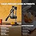 CO-Z Manual Citrus Juicer, Commercial Grade Cast Iron Orange Juicer, Professional Heavy Duty Juice Press with Removable Strainer, Manual Juice Extractor for Orange Lemon Pomegranate Citrus, Black
