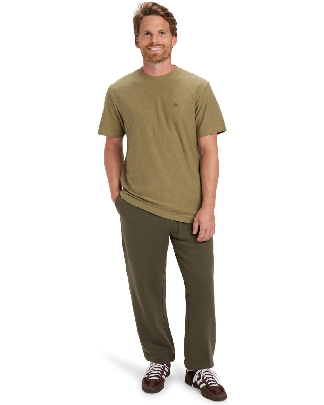 Quiksilver Slub Roundneck Camiseta Hombre (Pack de 1)