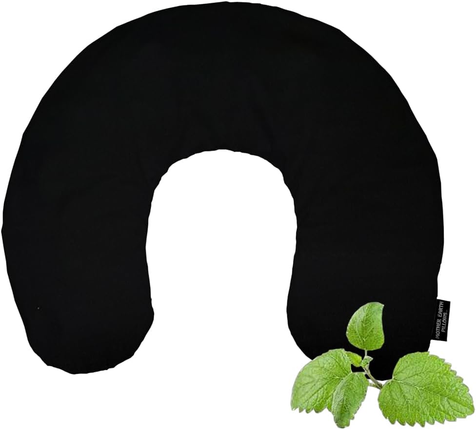 Large Triggerpoint Pillow for Neck and Shoulders (Black - Relieve Herbal Blend)
