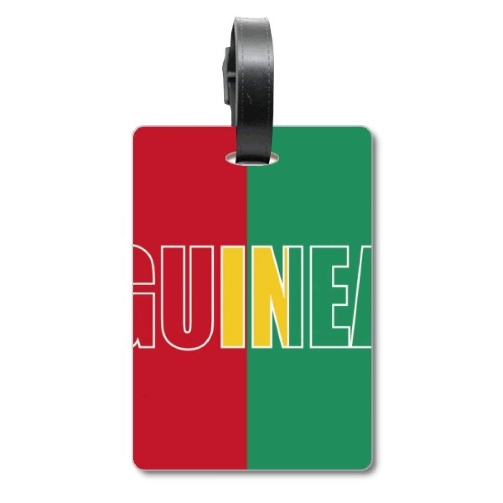 Étiquette de bagage drapeau de Guinée pour ne plus perdre son sac